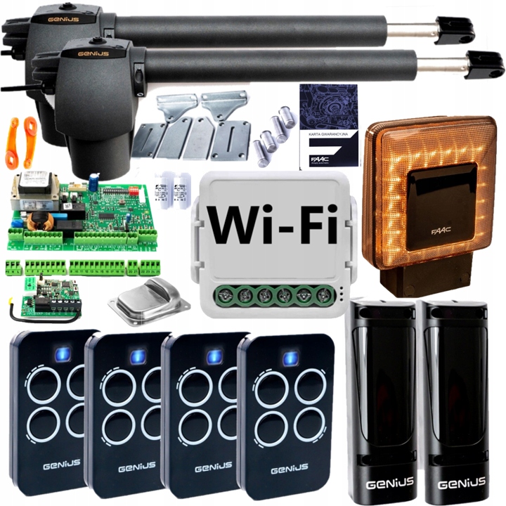 Pohon krídlových brán Genius 280 W 230 V